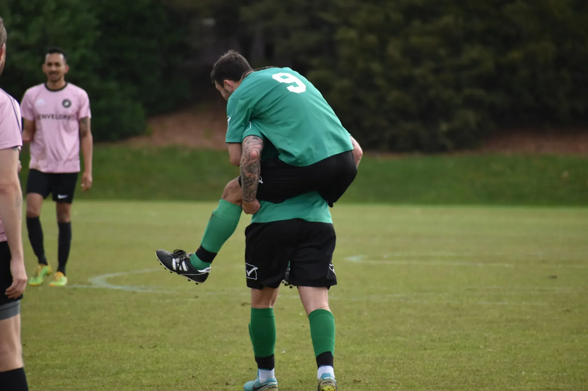 Player in full stride