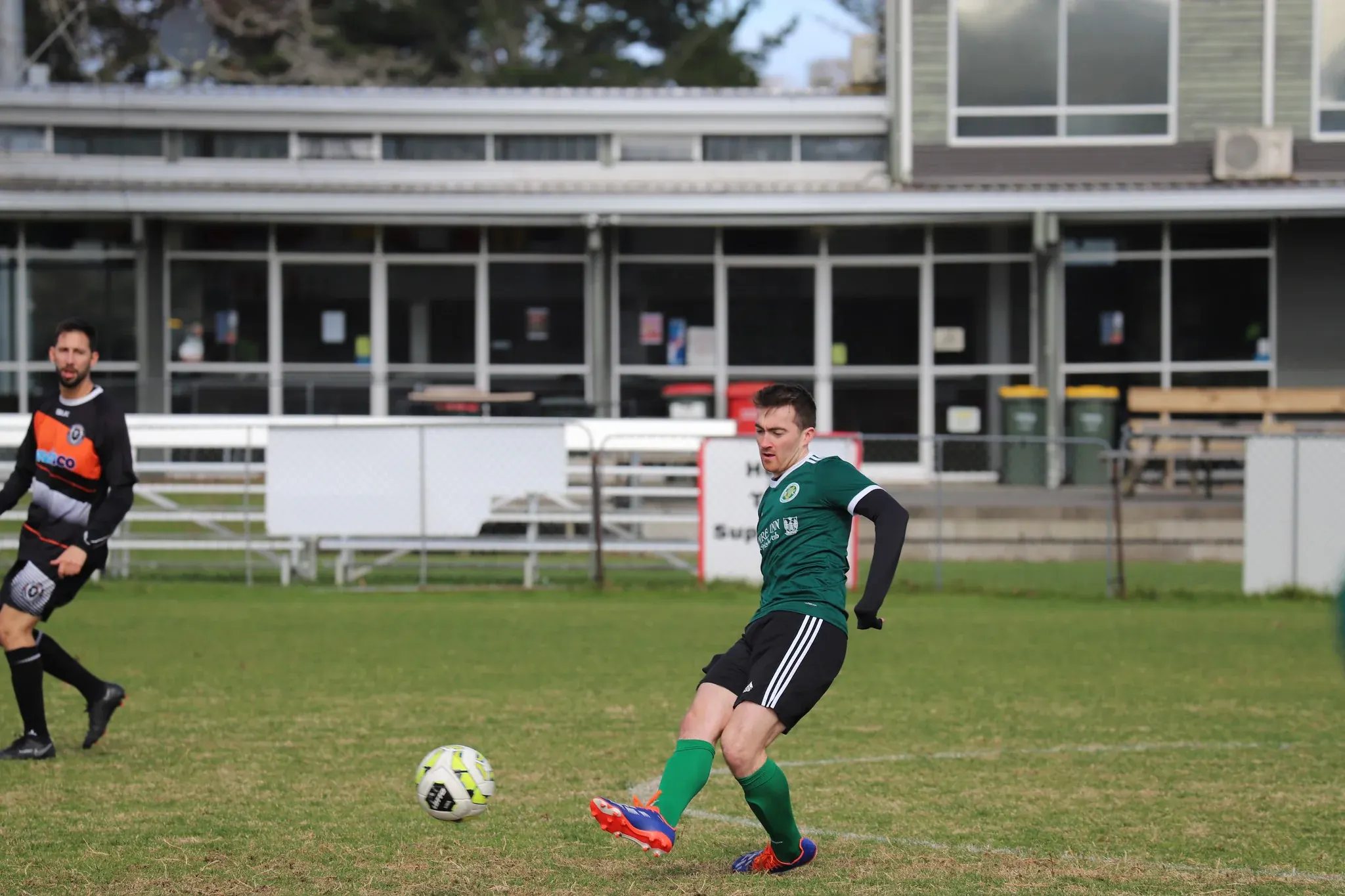 Player on the ball during a match