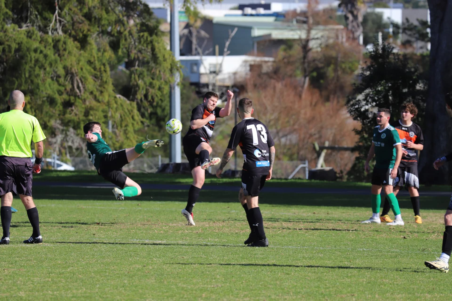 Player on the charge