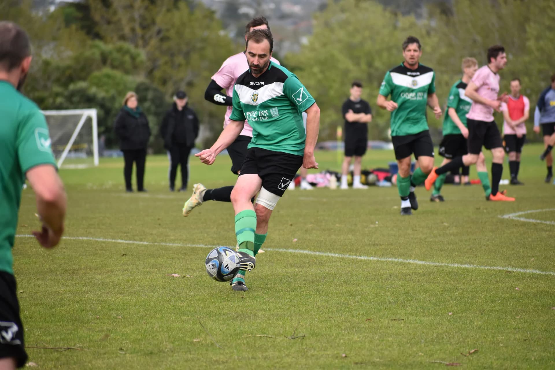 Player beating his marker