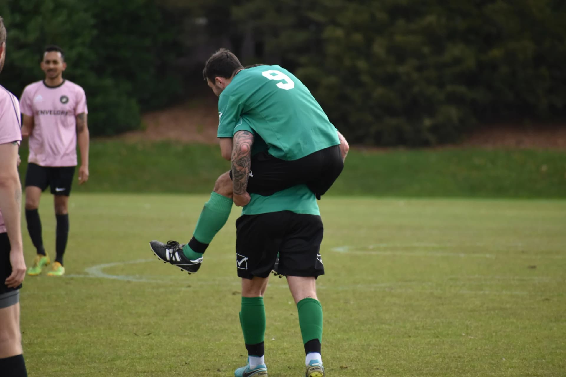 Player in full stride