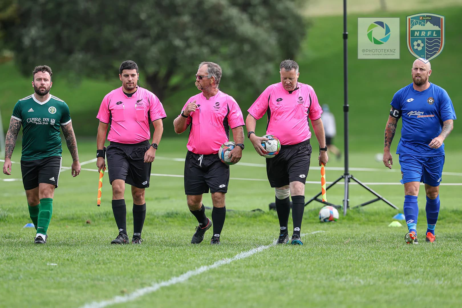 Match day action at Michaels Avenue