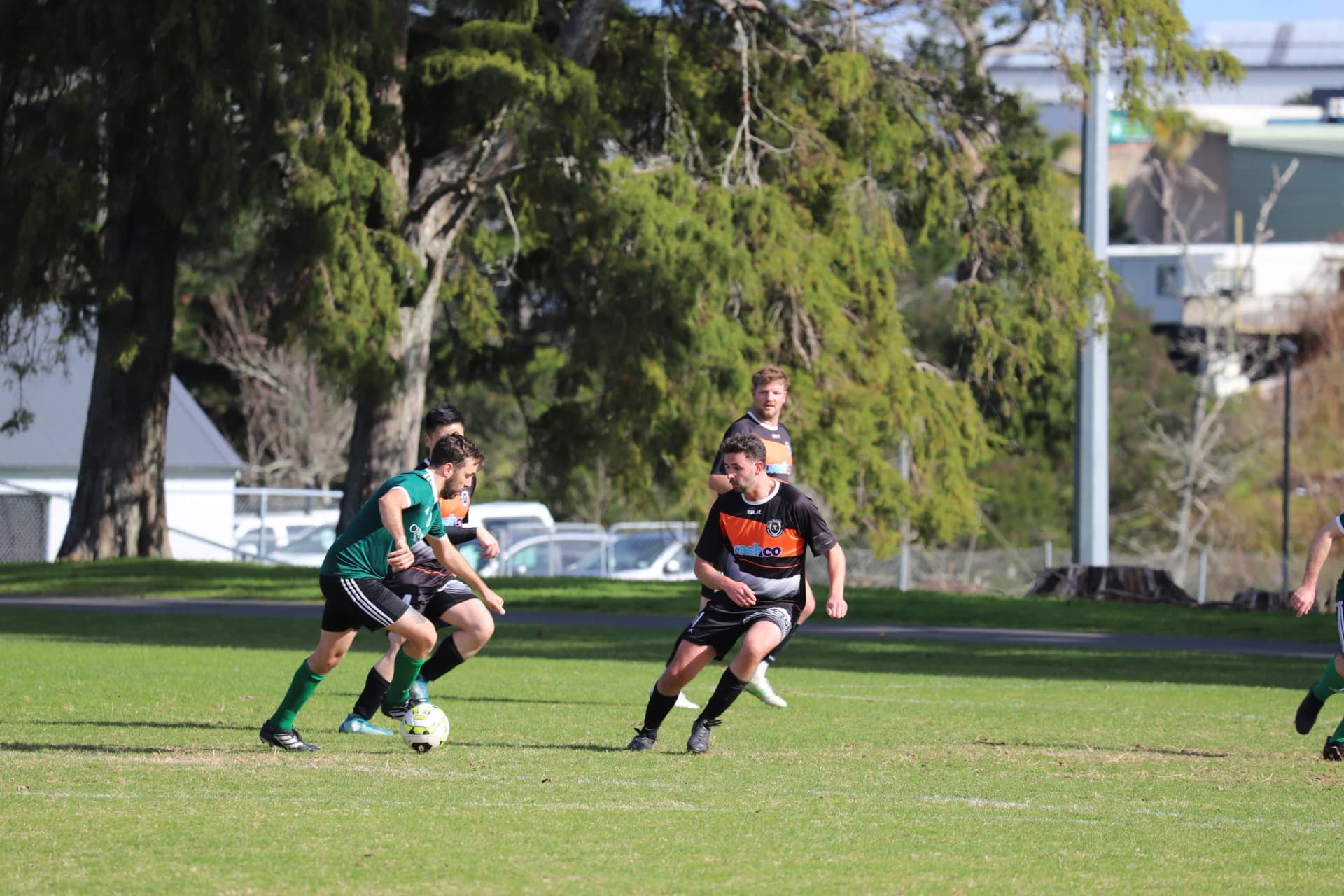 Player controlling the ball