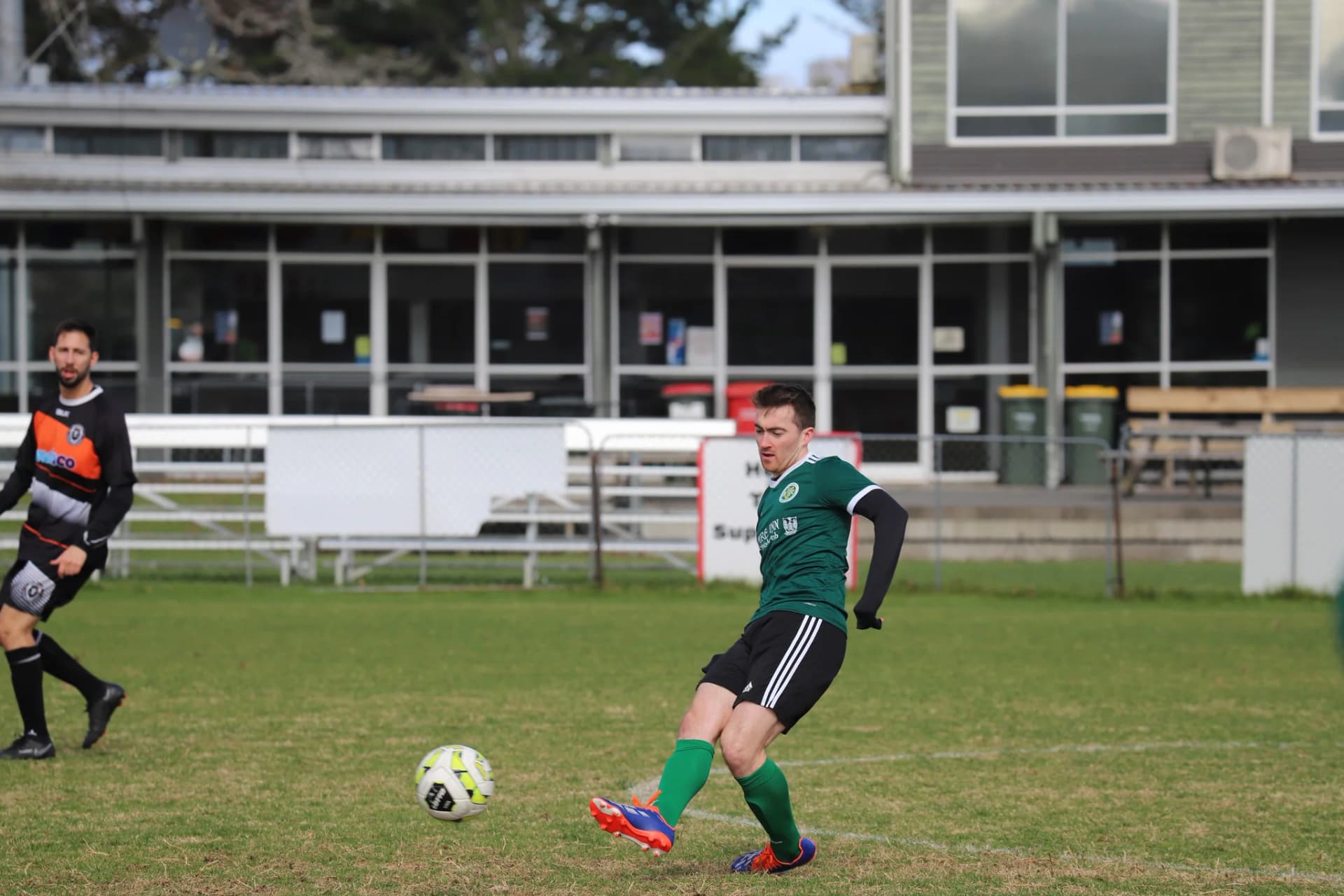 Player on the ball during a match