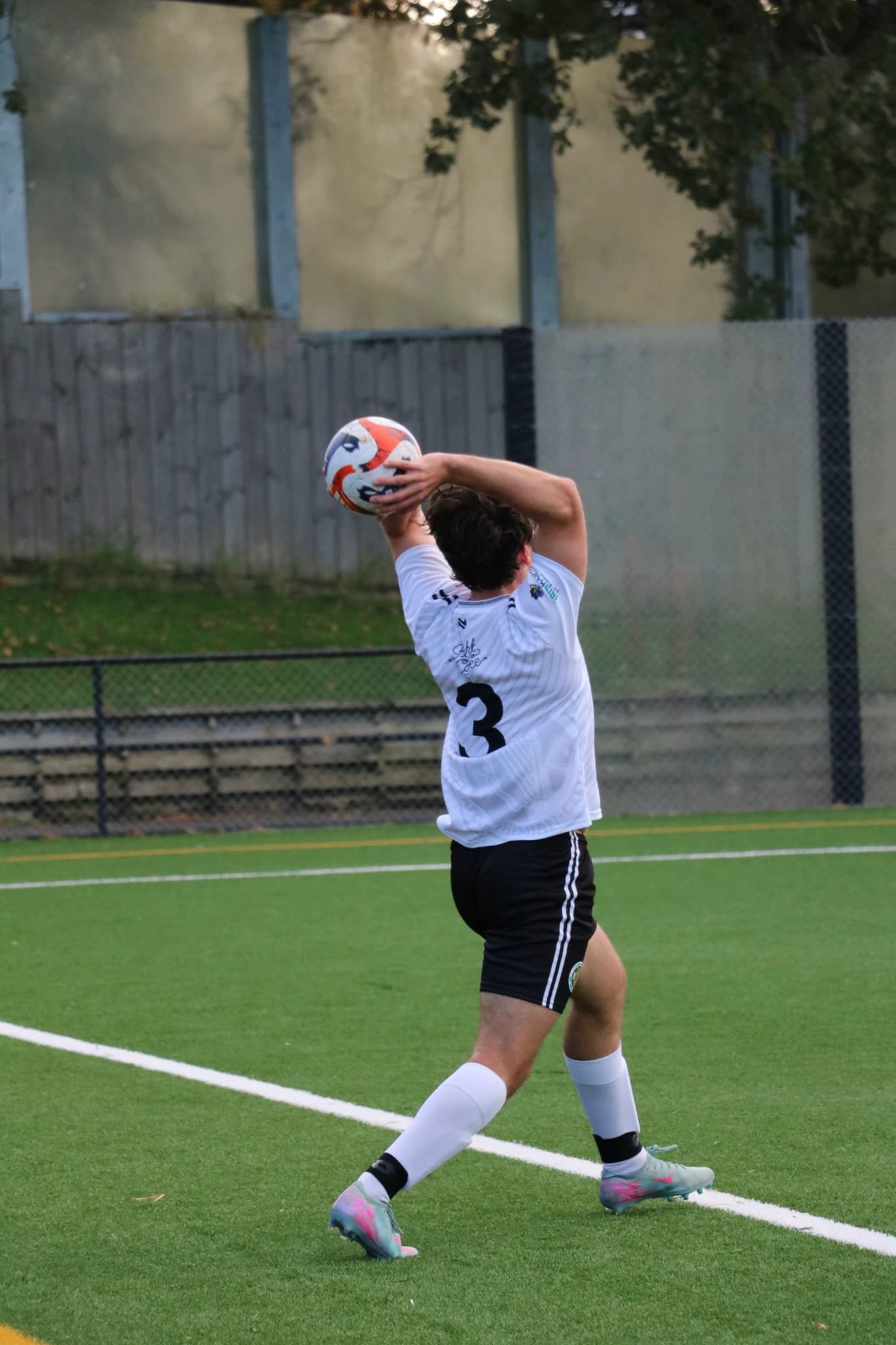 Number 3 doing a throwing